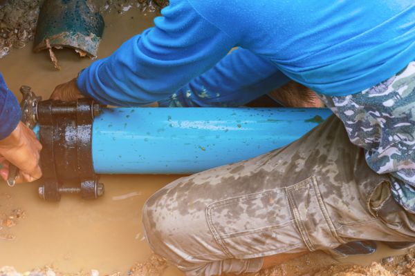 Underground Water Line Repair in Green Valley