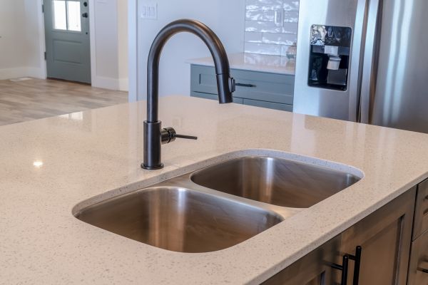 Double Basin Sink Installation in Green Valley